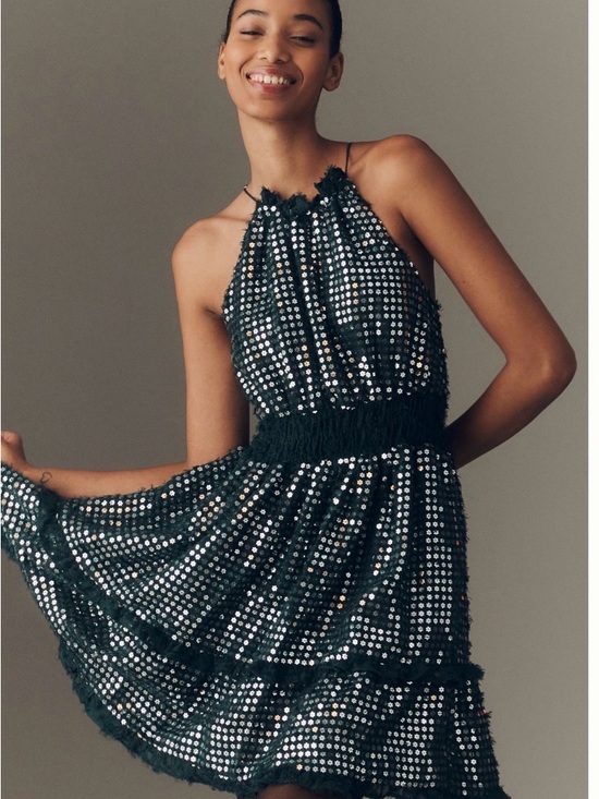 Anthropologie Dresses & Skirts - Anthropologie Somerset Shine Mini Halter Dress